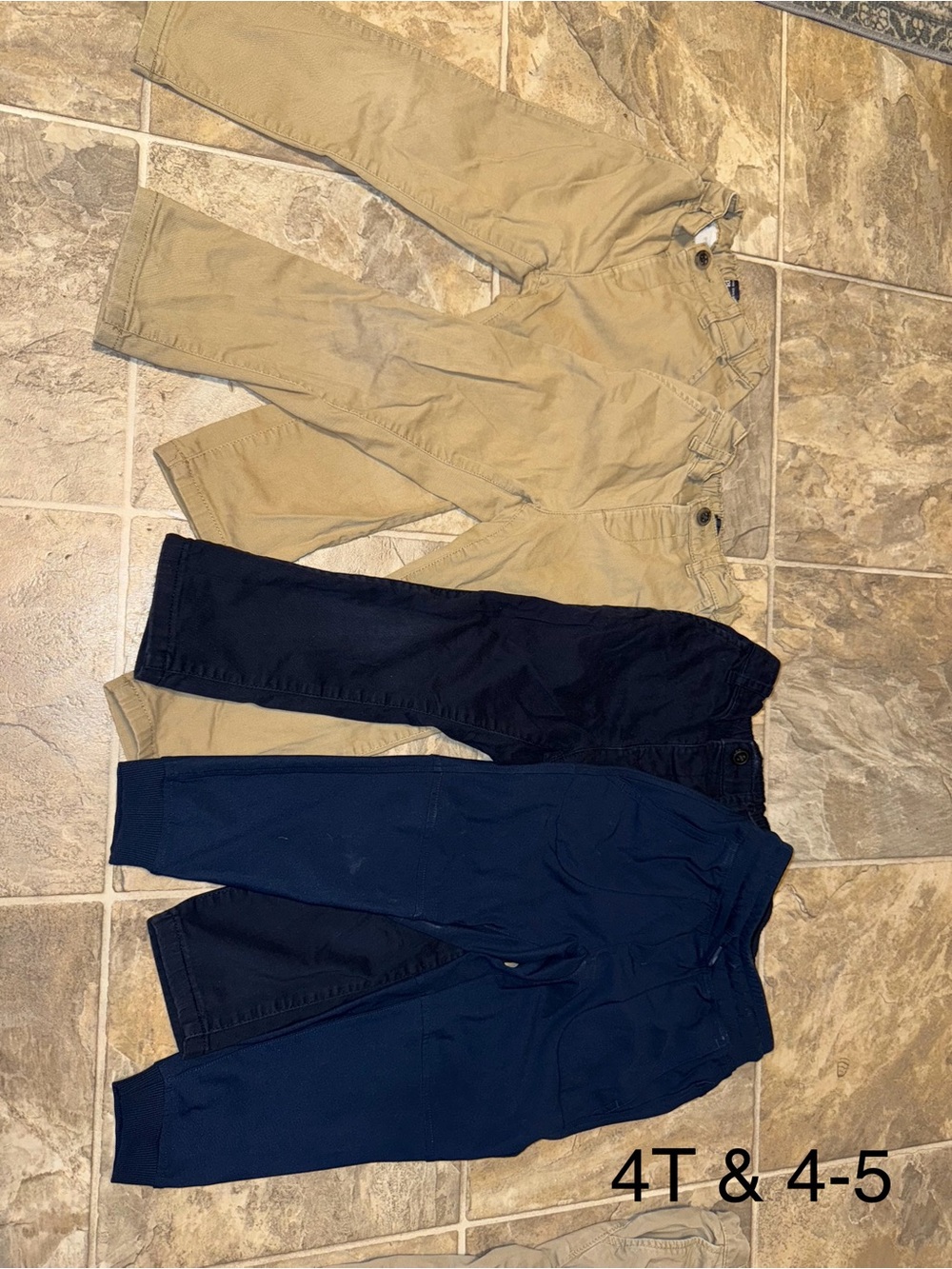 Kids Pants & Shorts Bundle - Khaki & Navy